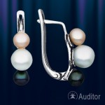 Ohrringe Silber mit Perlen