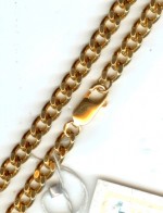 Halskette Silber  Panzir Vergoldet